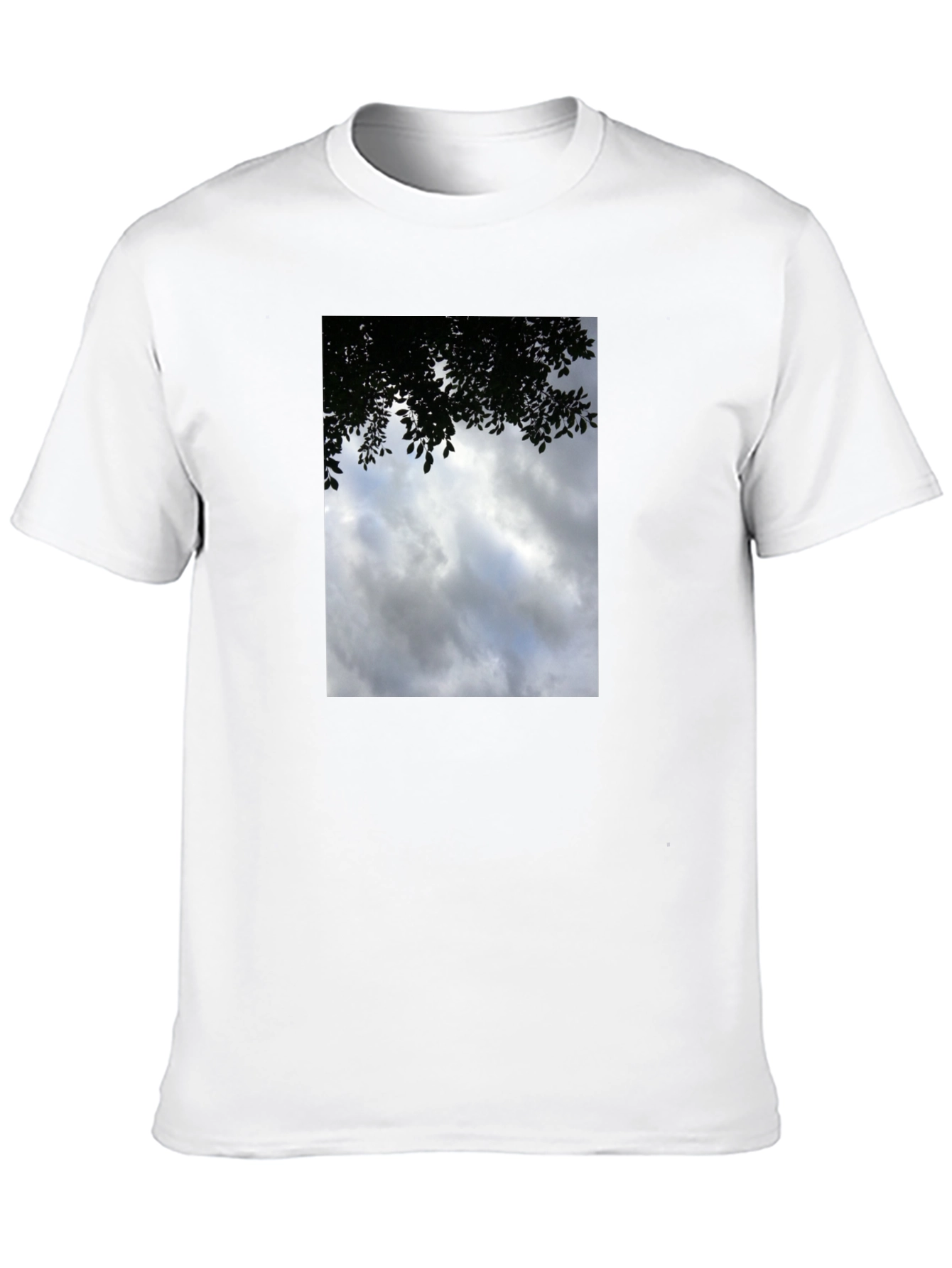 Cloudscape Graphic Tee - Soft Cotton Crew Neck T-Shirt
