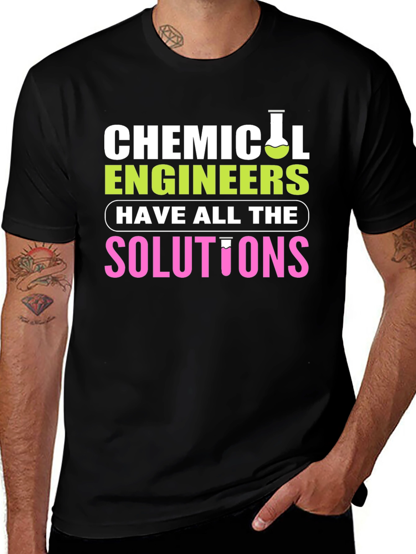 Chemical Engineer Solutions Graphic T-Shirt
