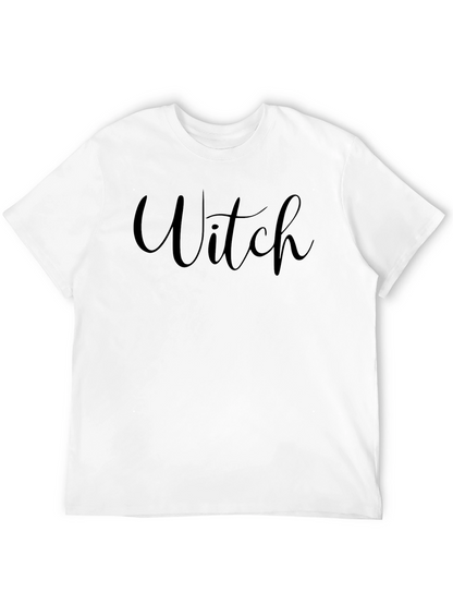 Witch Graphic Tee - Black Halloween Shirt