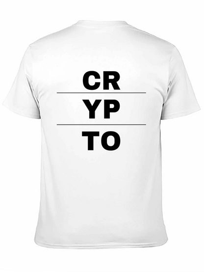 Crypto Black T-Shirt | Stylish and Modern Design