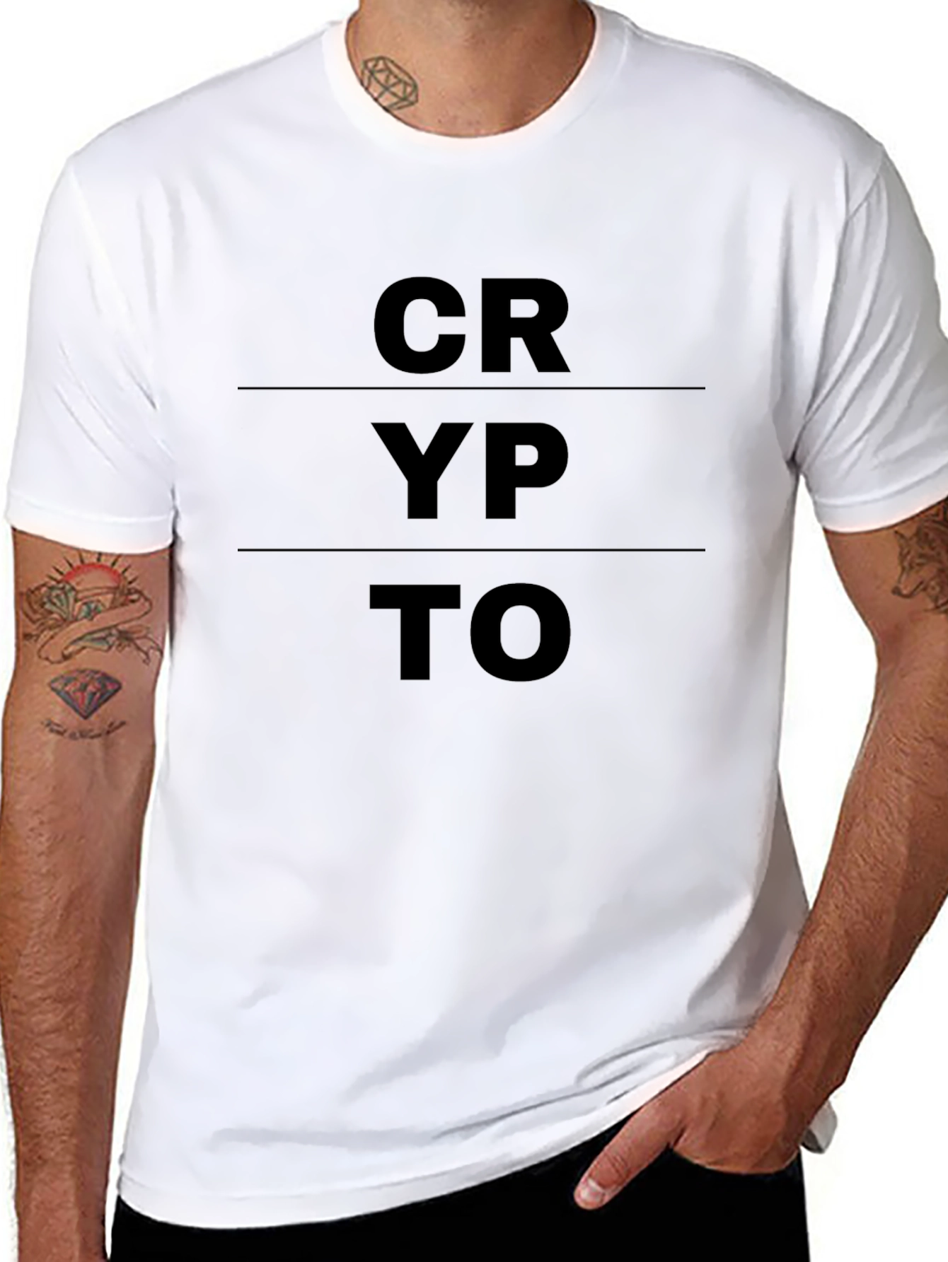 Crypto Black T-Shirt | Stylish and Modern Design