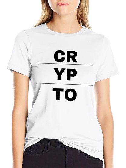 Crypto Black T-Shirt | Stylish and Modern Design