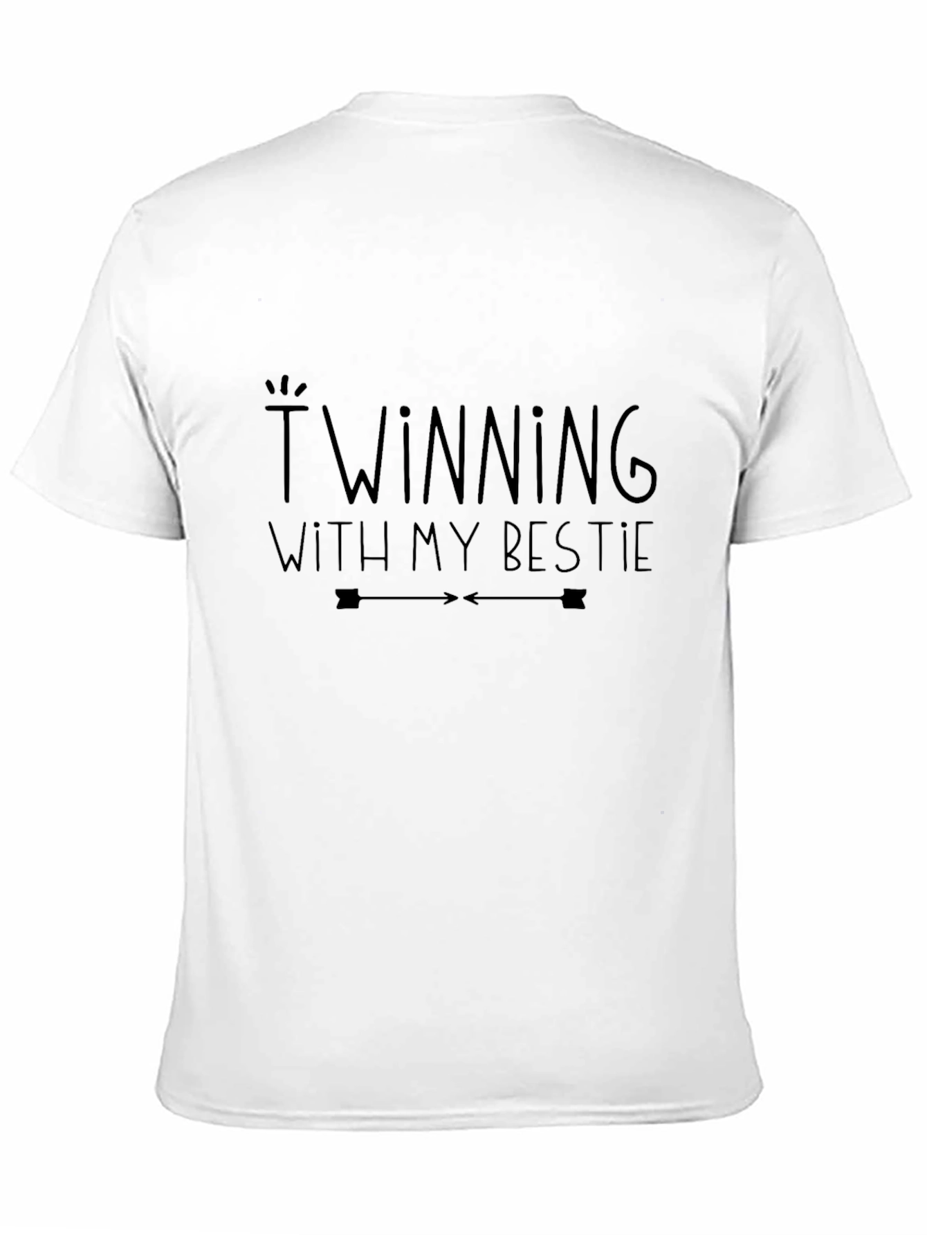 Twinning With My Bestie Graphic Tee - Unisex