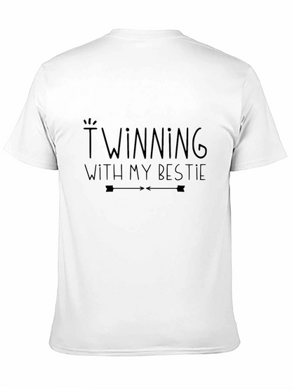 Twinning With My Bestie Graphic Tee - Unisex
