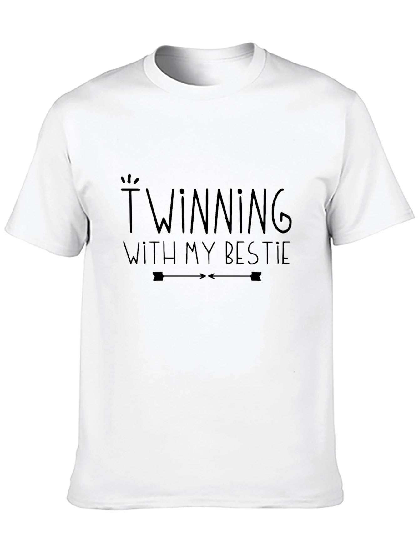 Twinning With My Bestie Graphic Tee - Unisex