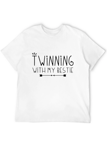 Twinning With My Bestie Graphic Tee - Unisex