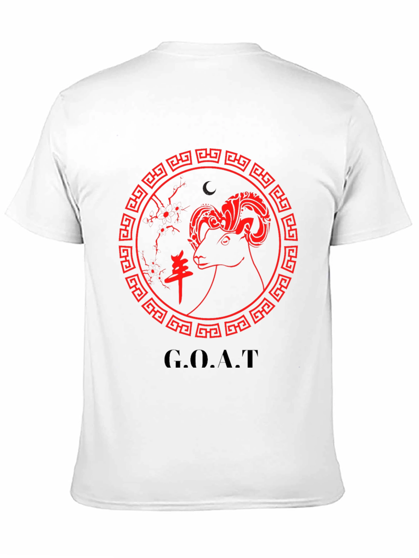 Year of the Goat Graphic T-Shirt - Black