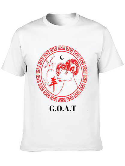 Year of the Goat Graphic T-Shirt - Black