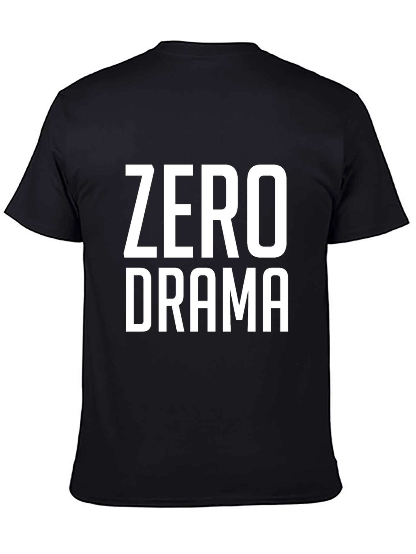 Zero Drama Graphic Print T-Shirt - Casual Cotton Tee