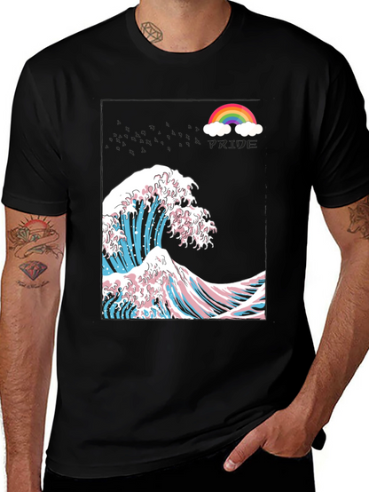 Trans Pride Great Wave Graphic Tee
