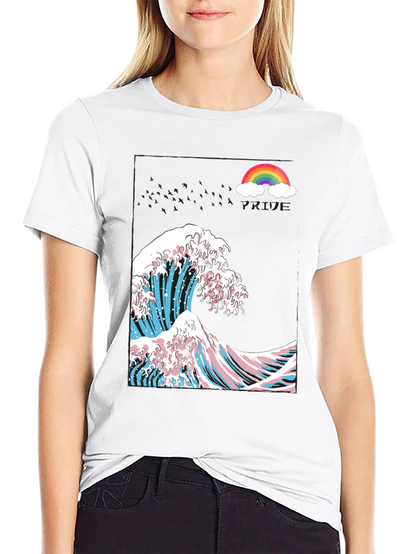 Trans Pride Great Wave Graphic Tee