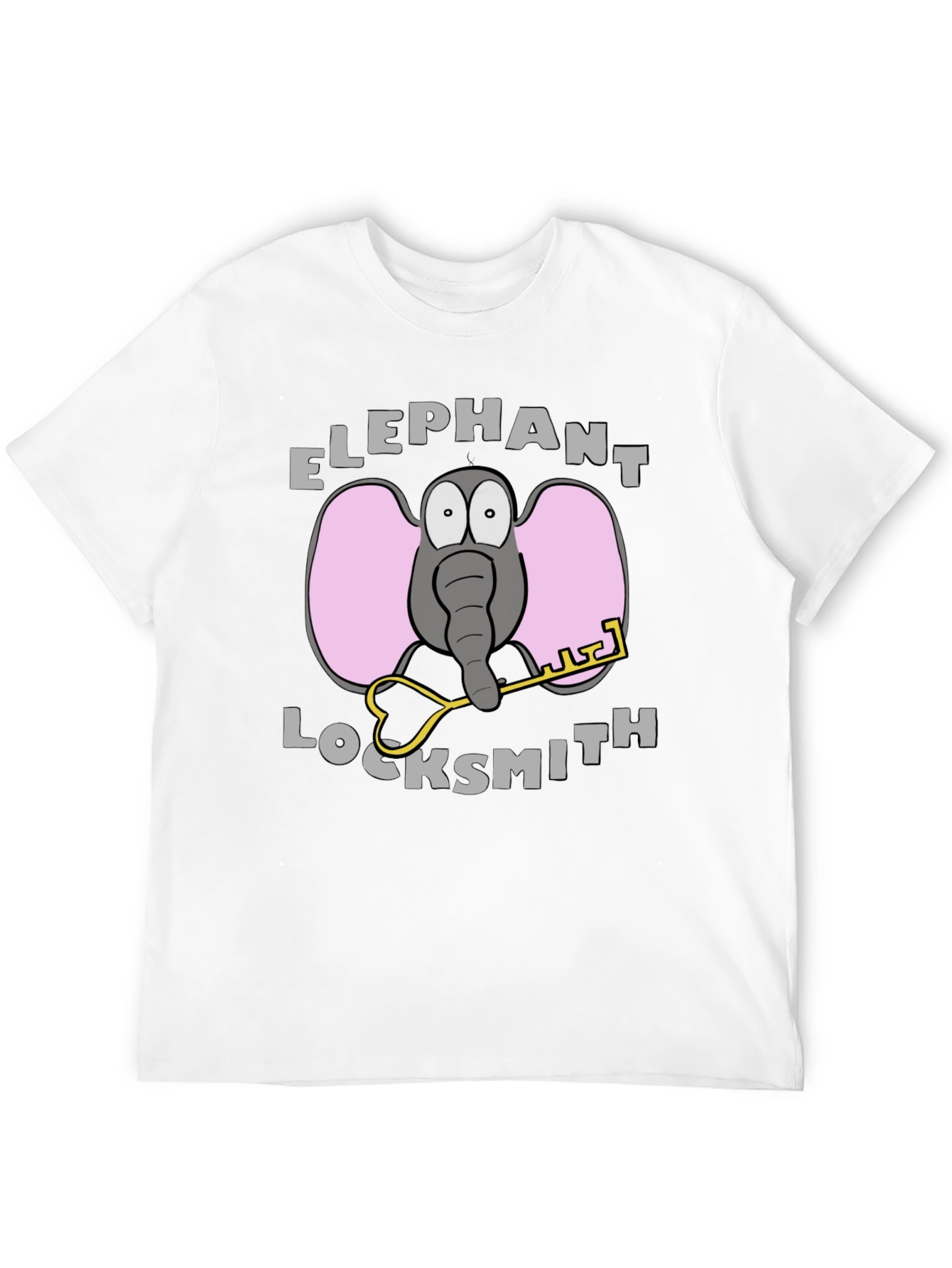 Elephant Locksmith Graphic T-Shirt