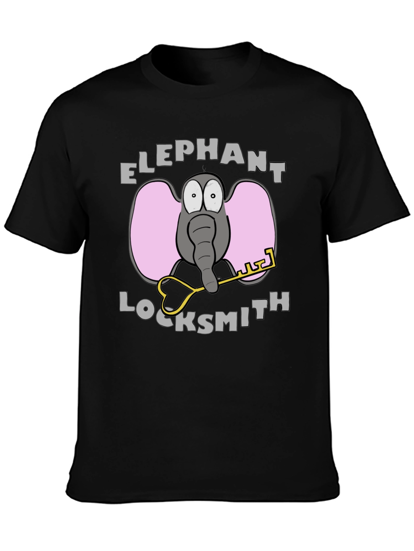 Elephant Locksmith Graphic T-Shirt