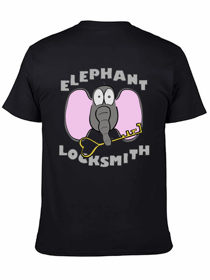 Elephant Locksmith Graphic T-Shirt