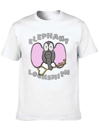 Elephant Locksmith Graphic T-Shirt
