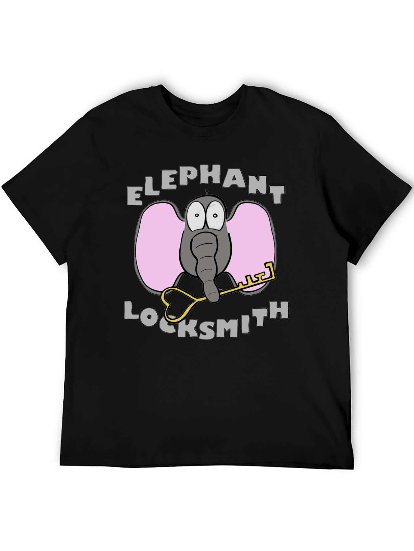 Elephant Locksmith Graphic T-Shirt