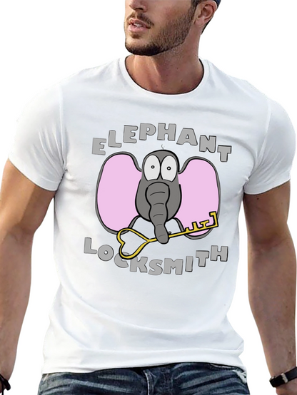 Elephant Locksmith Graphic T-Shirt