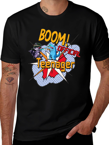 Official Teenager Comic Graphic T-Shirt