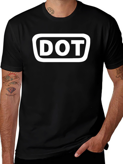 DOT Graphic Tee - Cool Black T-Shirt