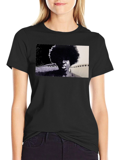 Retro Afro Black T-Shirt