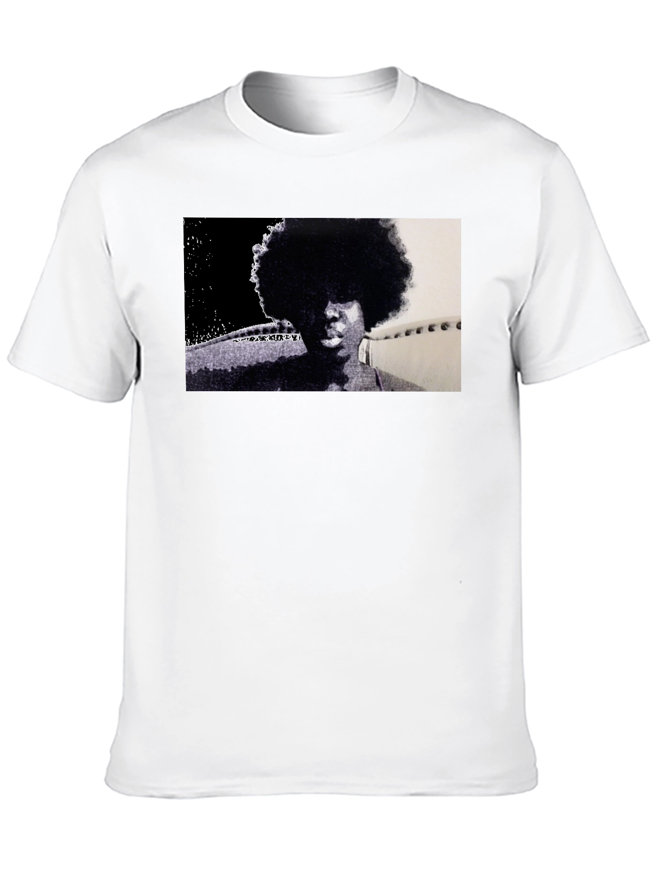 Retro Afro Black T-Shirt