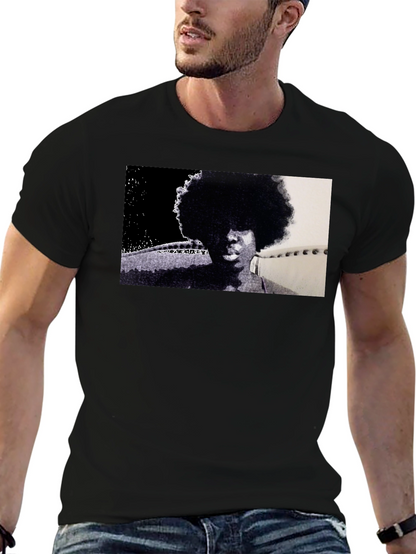Retro Afro Black T-Shirt