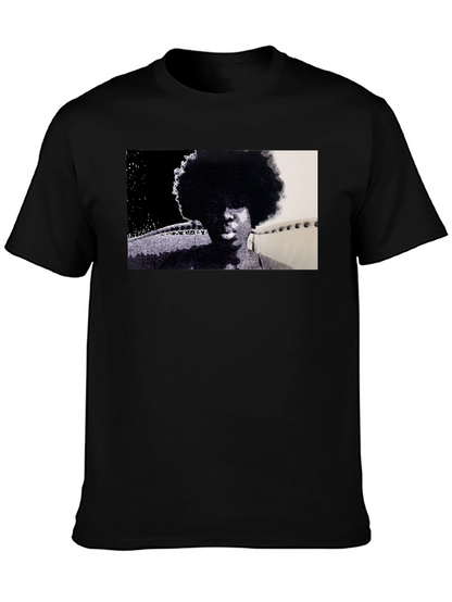 Retro Afro Black T-Shirt