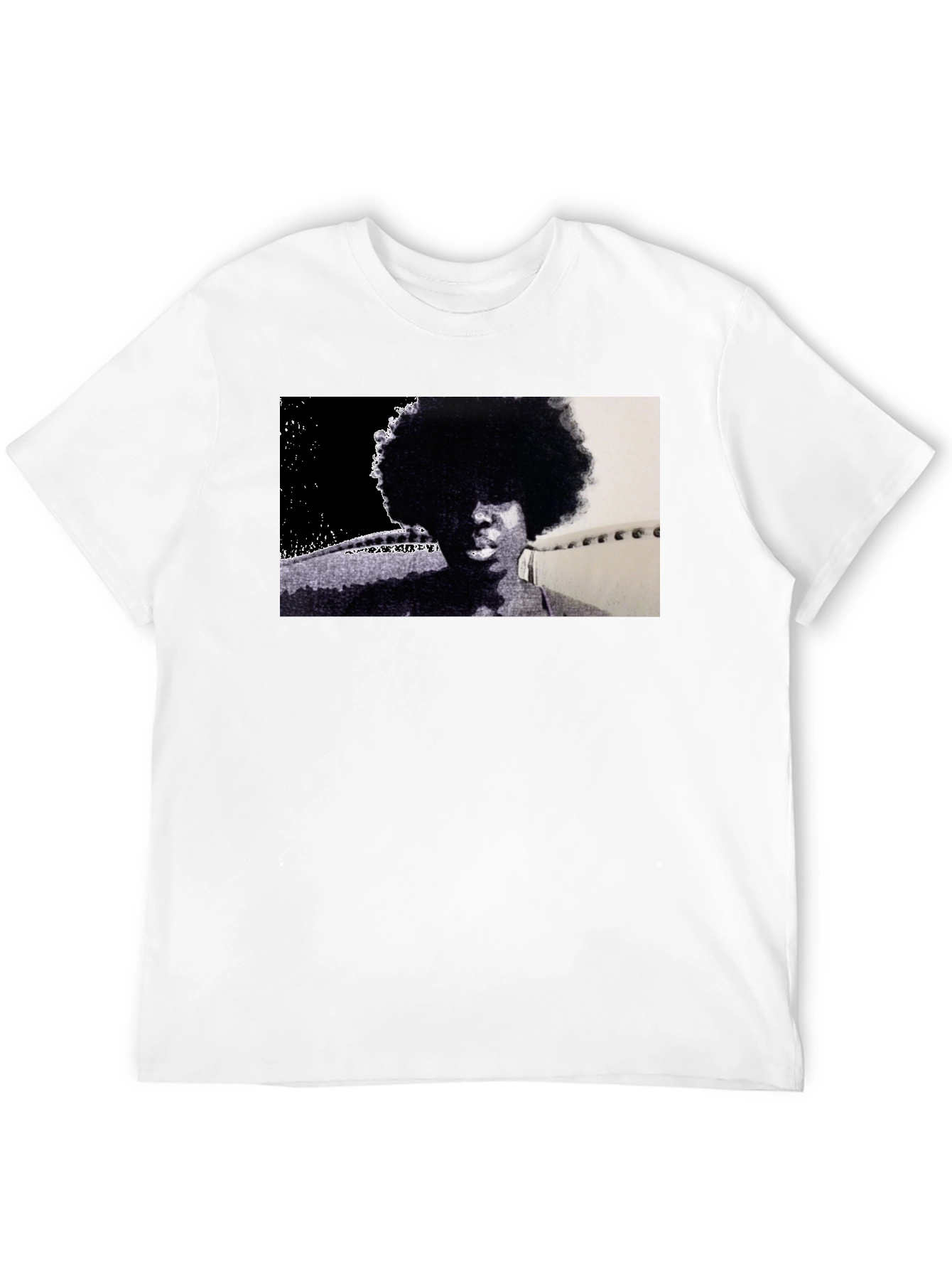 Retro Afro Black T-Shirt