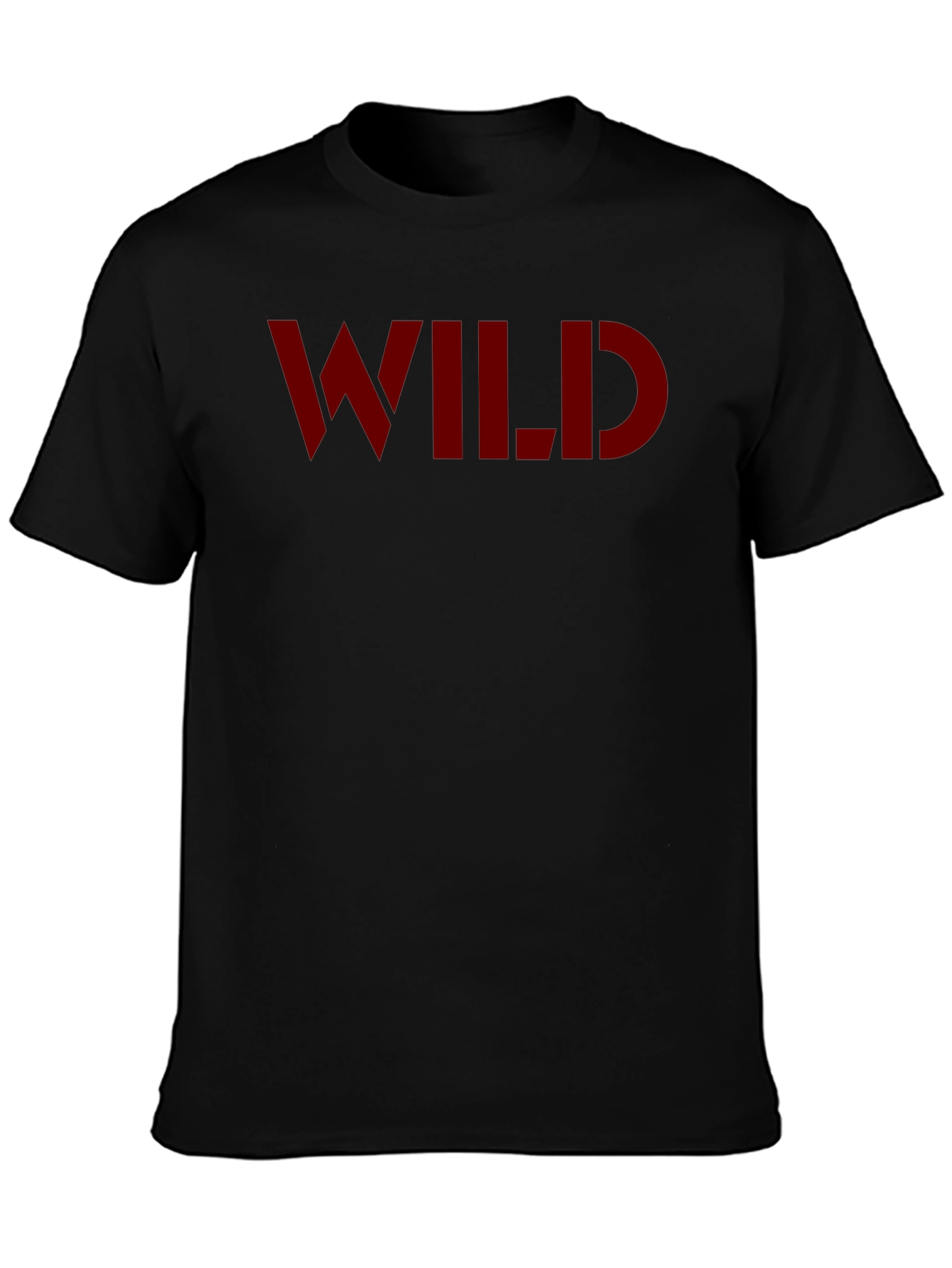 Bold WILD Graphic Tee - Classic Crew Neck T-Shirt