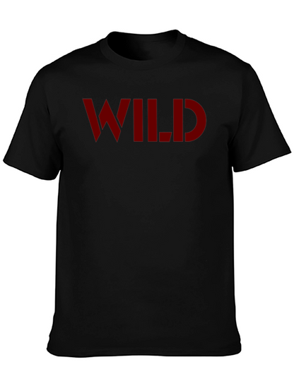 Bold WILD Graphic Tee - Classic Crew Neck T-Shirt