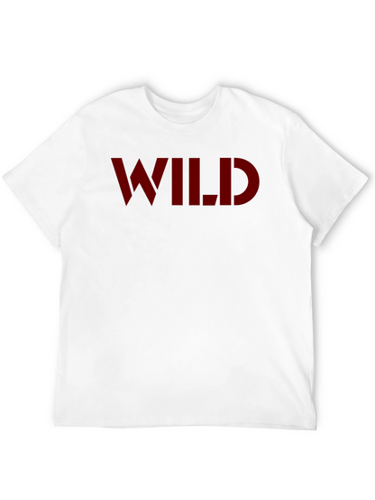 Bold WILD Graphic Tee - Classic Crew Neck T-Shirt