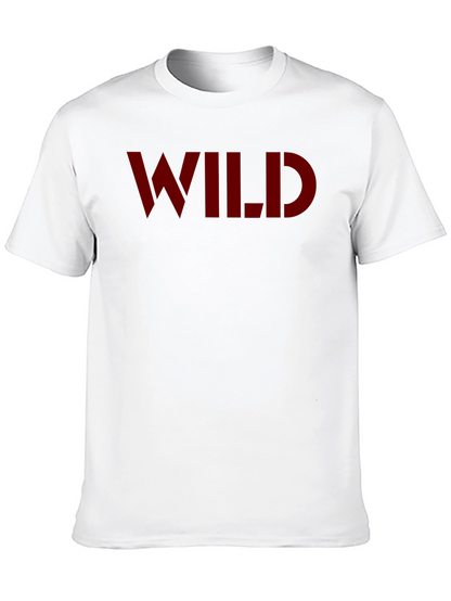 Bold WILD Graphic Tee - Classic Crew Neck T-Shirt