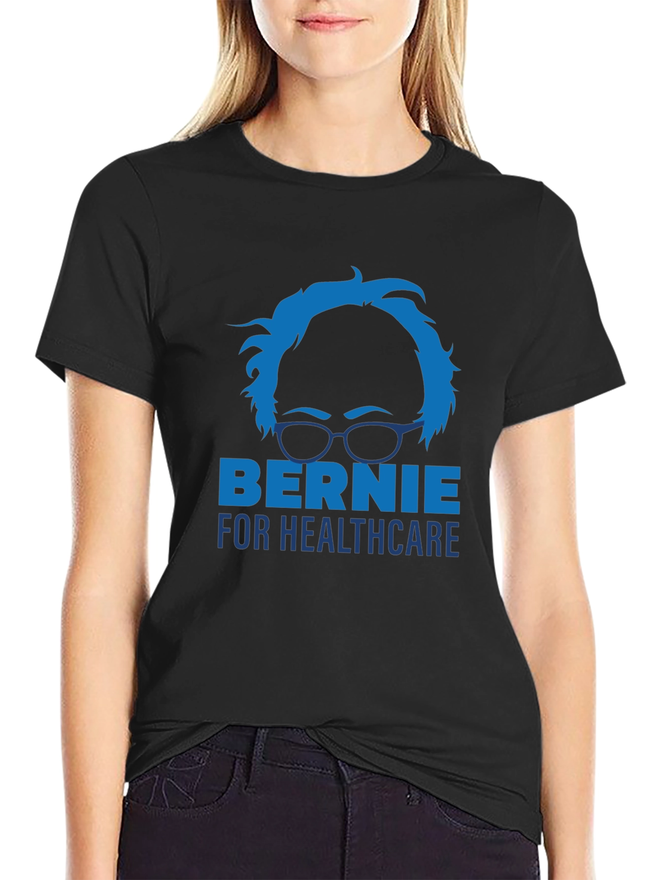 Bernie for Healthcare Political Graphic T-Shirt
