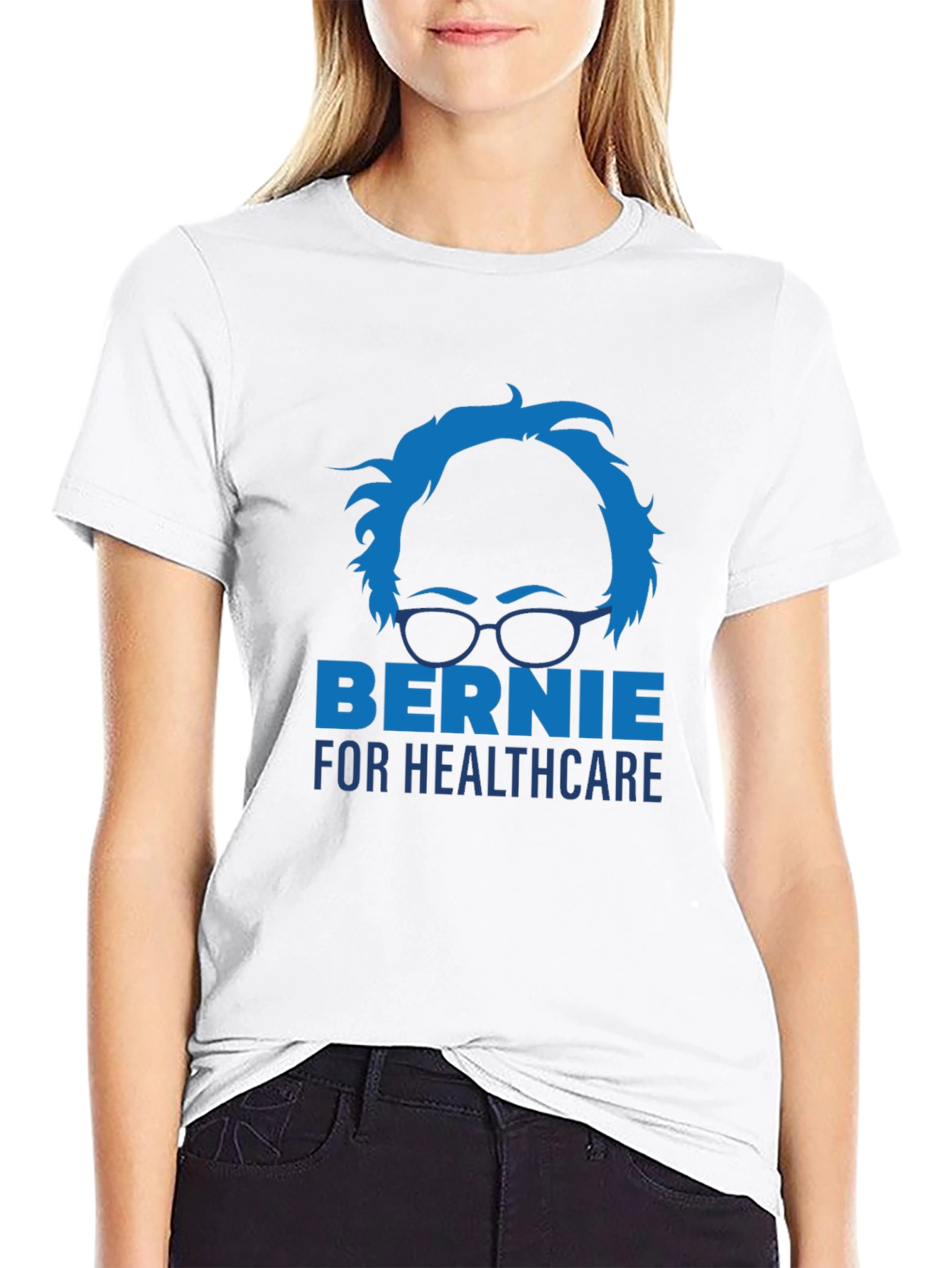 Bernie for Healthcare Political Graphic T-Shirt