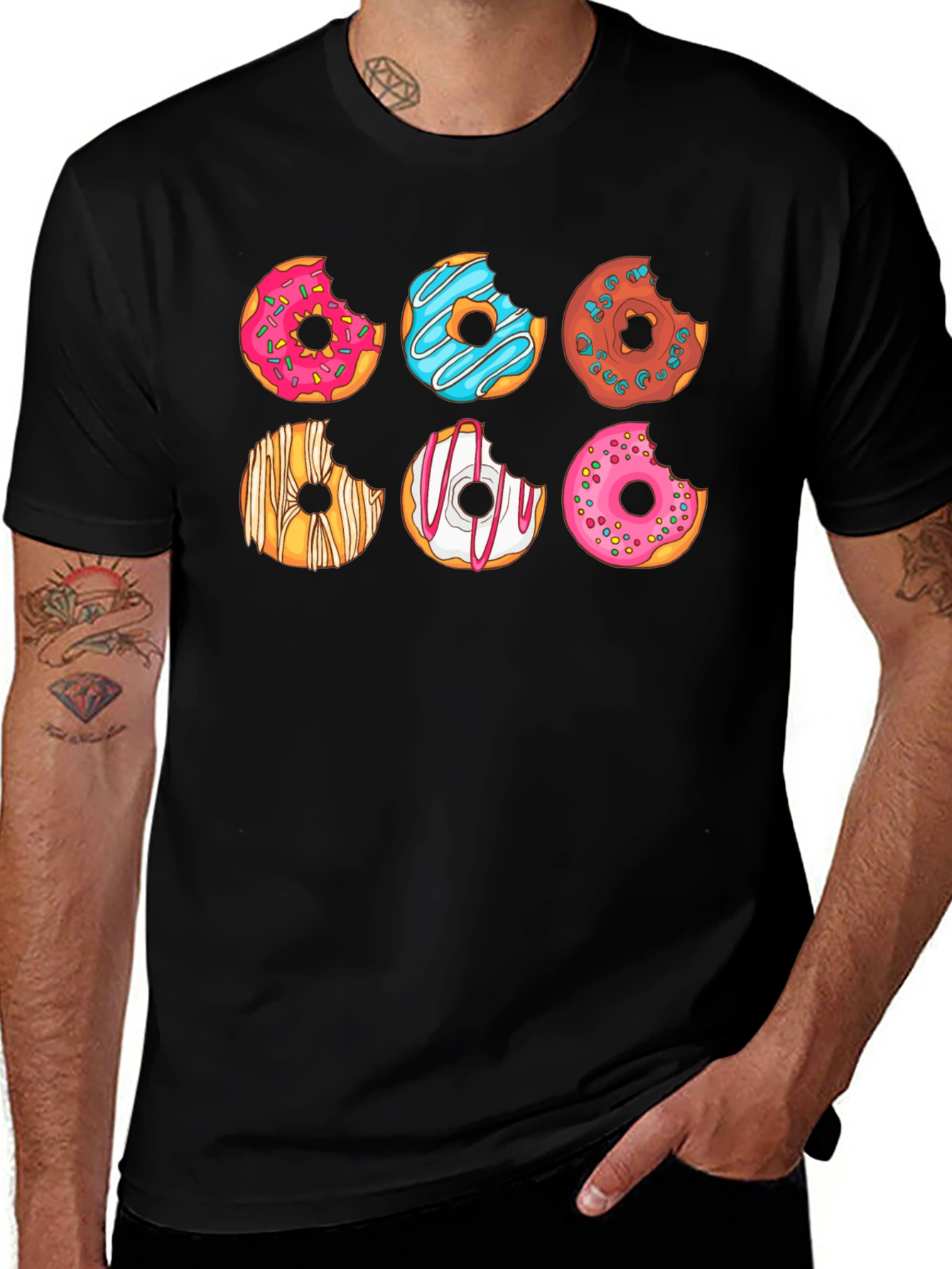 Donut Delight Graphic T-Shirt