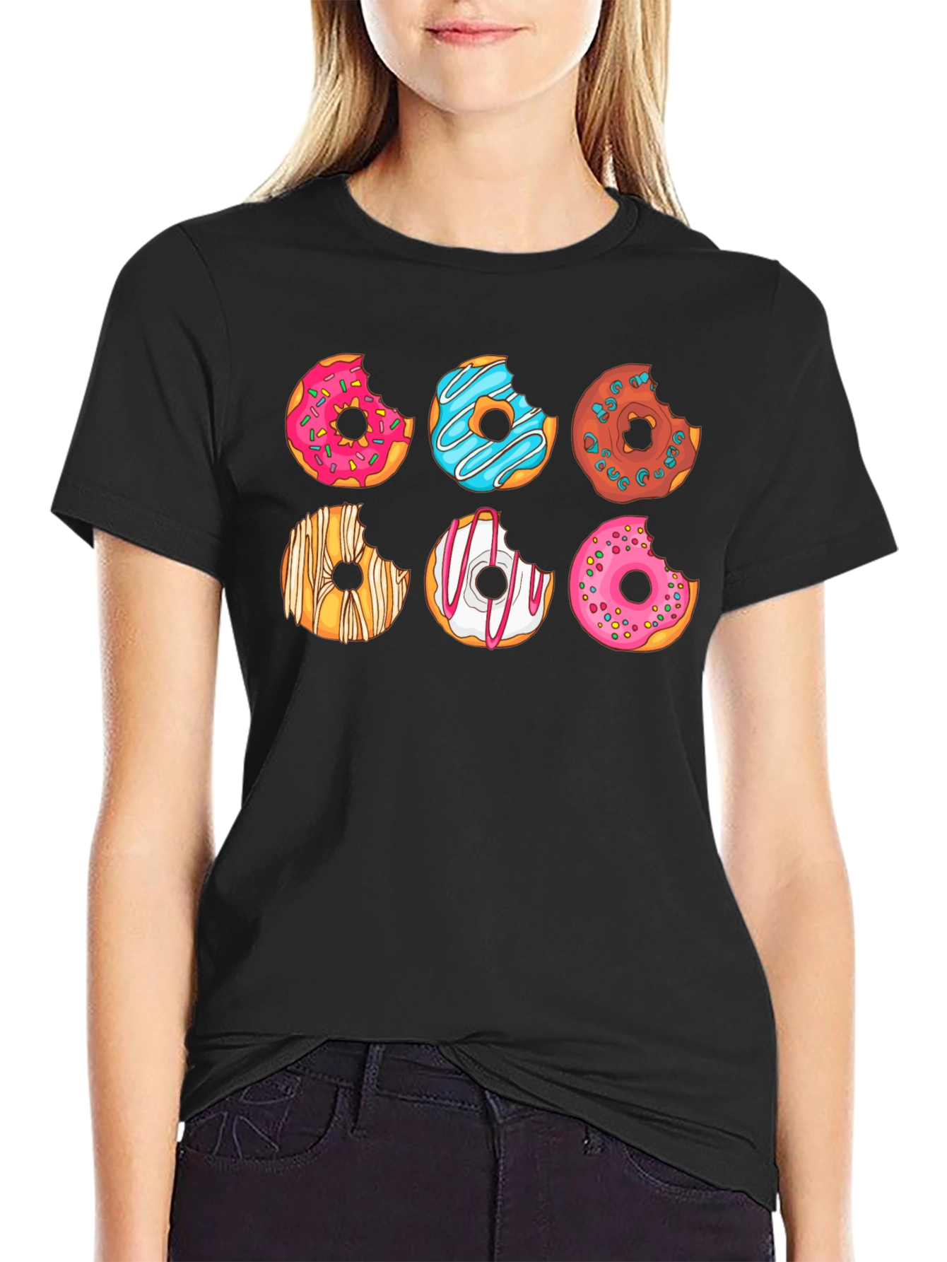 Donut Delight Graphic T-Shirt