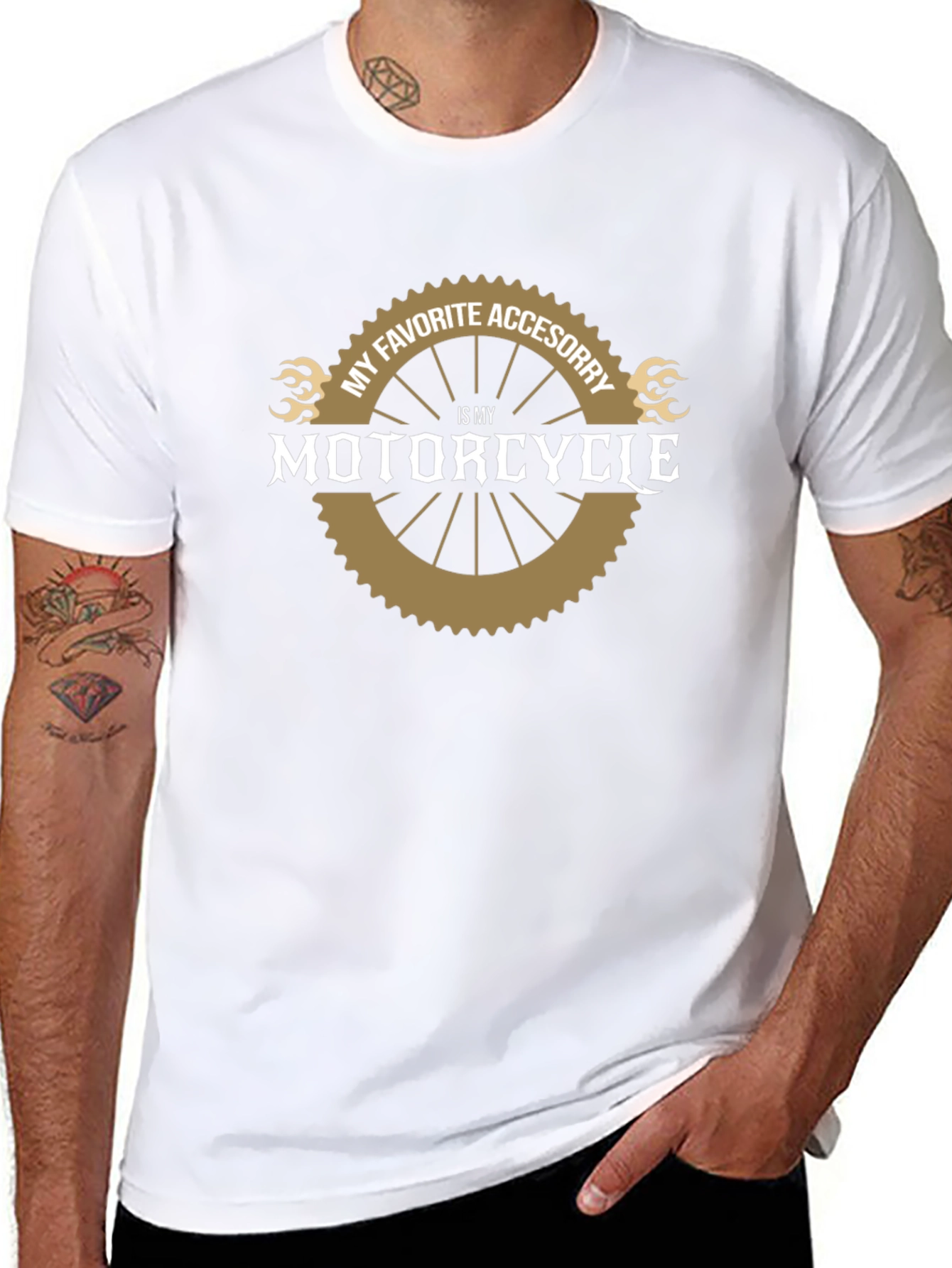 Motorcycle Accessory Graphic T-Shirt