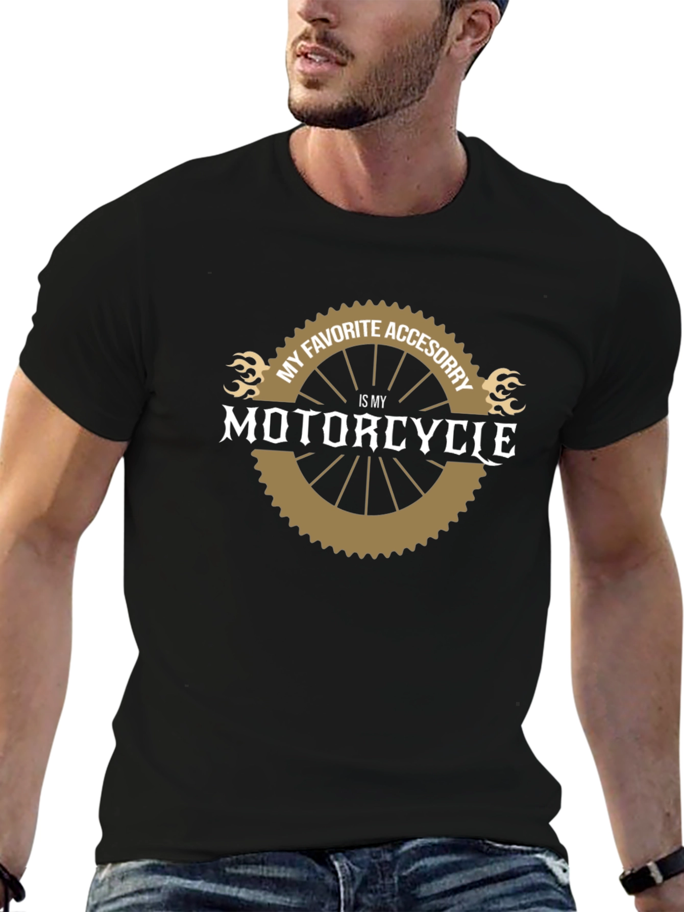 Motorcycle Accessory Graphic T-Shirt