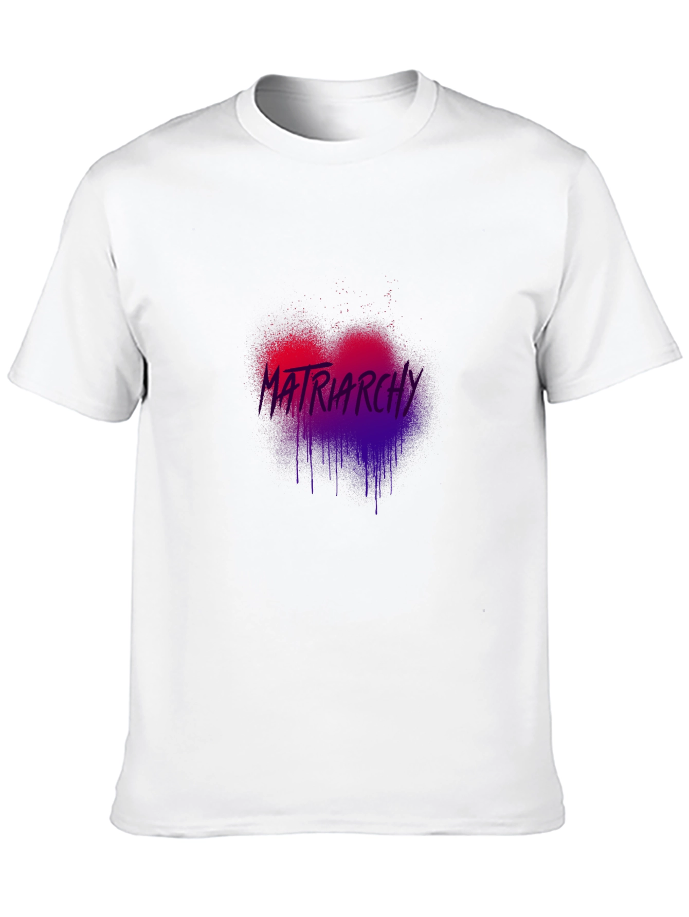 Matriarchy Heart Graphic Black T-Shirt
