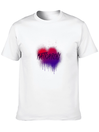 Matriarchy Heart Graphic Black T-Shirt