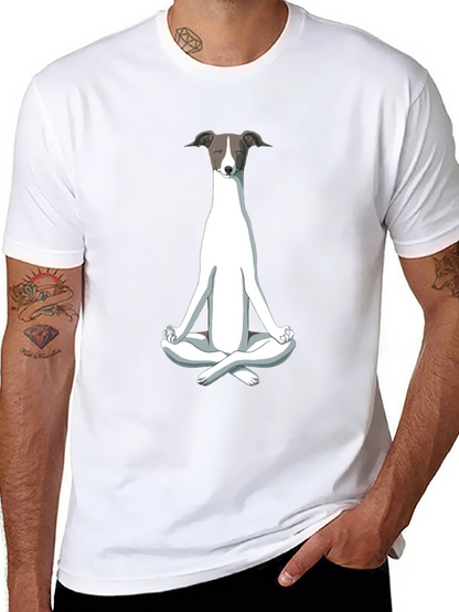 Zen Dog T-Shirt - Meditating Canine Tee