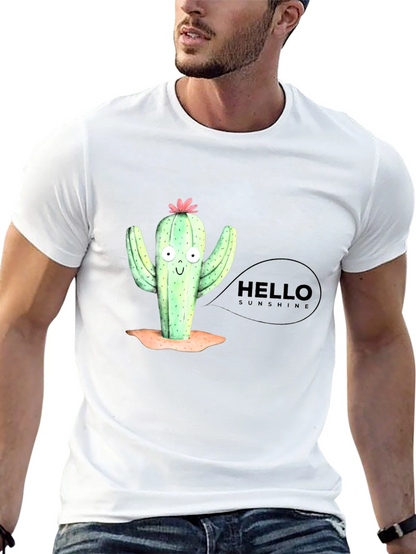 Hello Sunshine Cactus Graphic Tee