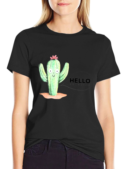 Hello Sunshine Cactus Graphic Tee