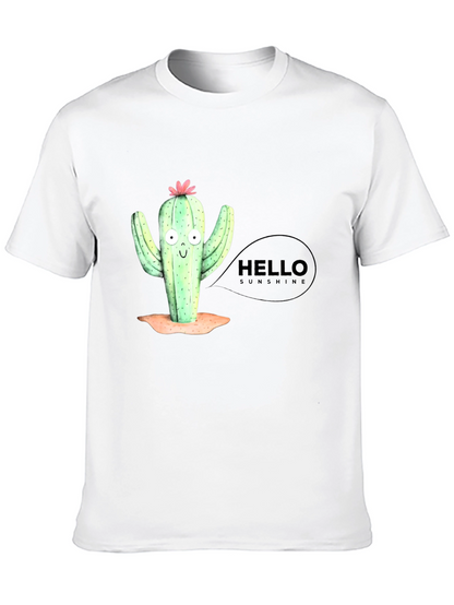 Hello Sunshine Cactus Graphic Tee