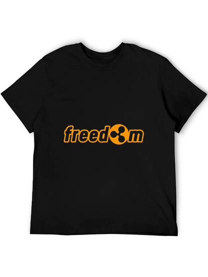 Freedom Ripple Cryptocurrency Graphic T-Shirt