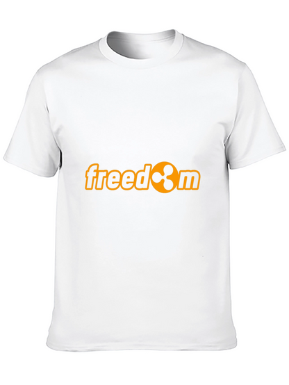 Freedom Ripple Cryptocurrency Graphic T-Shirt