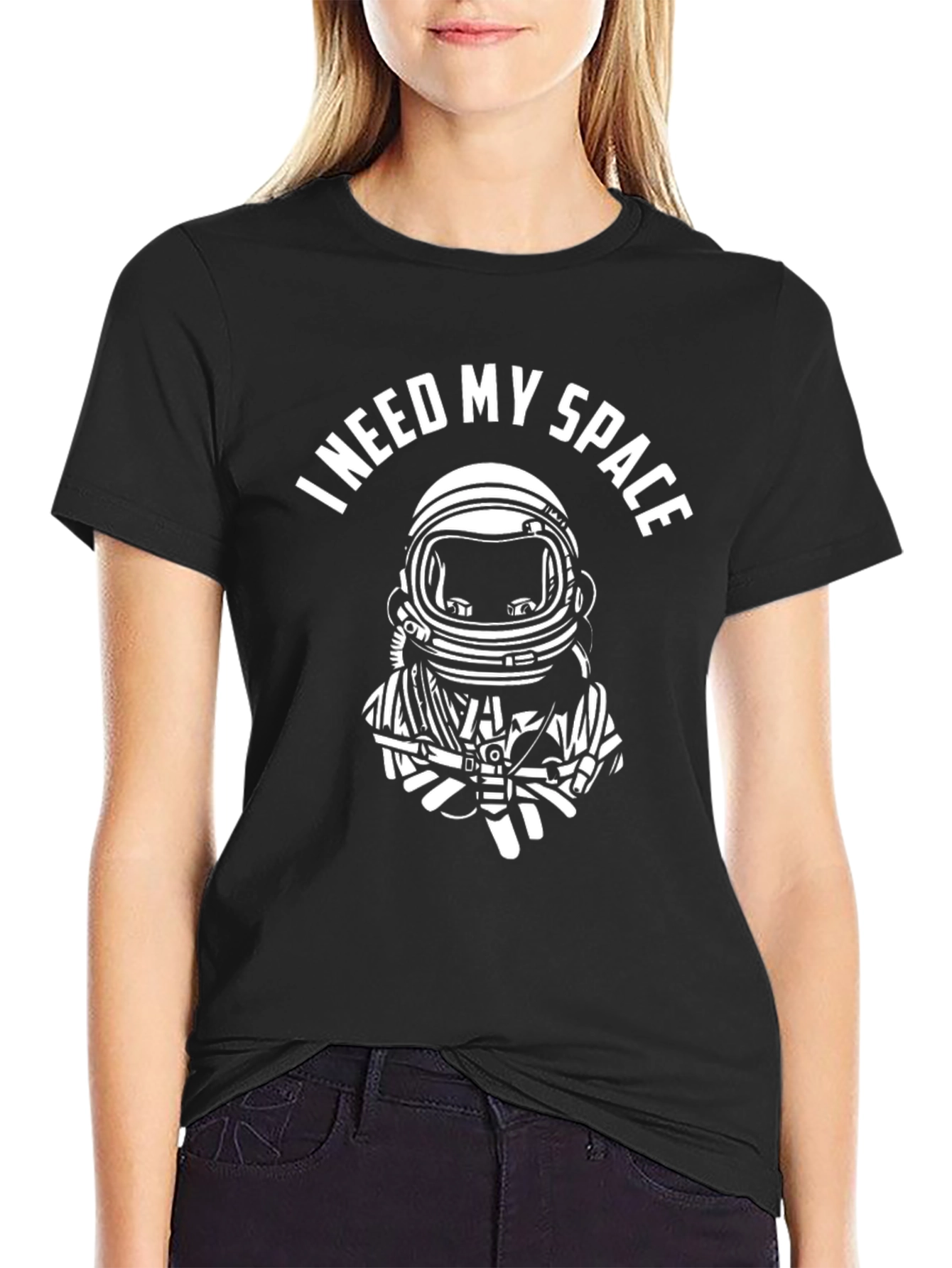 I Need My Space Astronaut Graphic T-Shirt