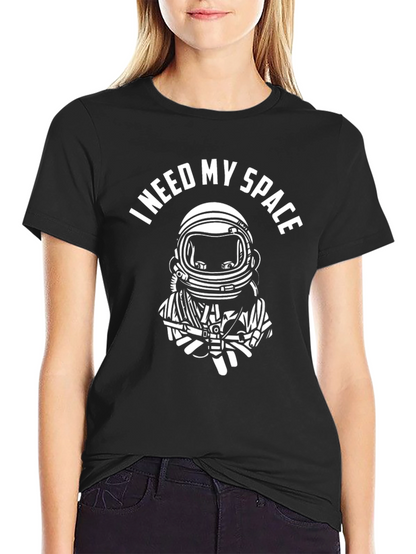 I Need My Space Astronaut Graphic T-Shirt