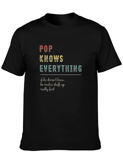 Pop Knows Everything Graphic T-Shirt