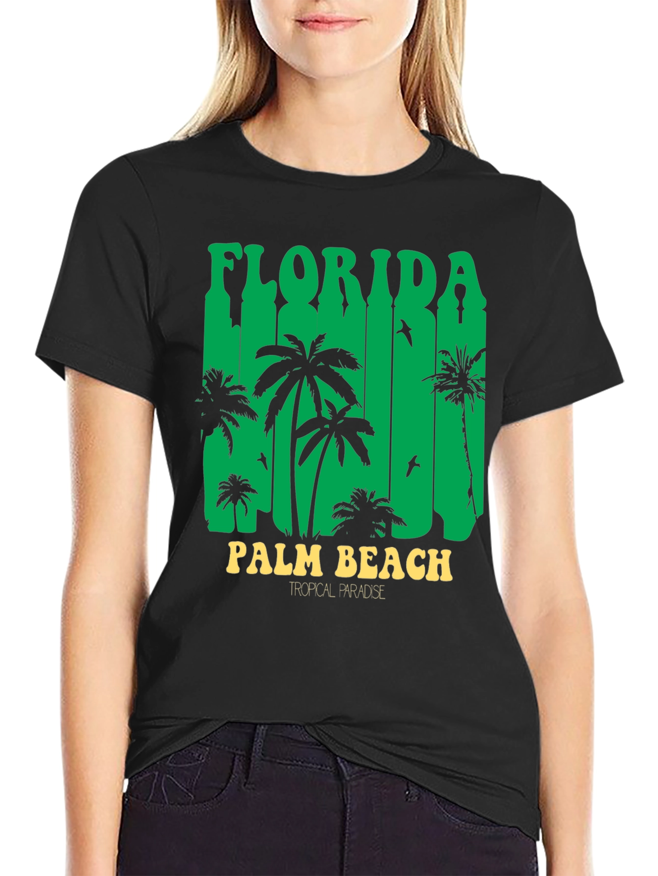 Florida Palm Beach Graphic T-Shirt